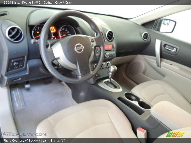 Gotham Gray / Gray 2009 Nissan Rogue S AWD