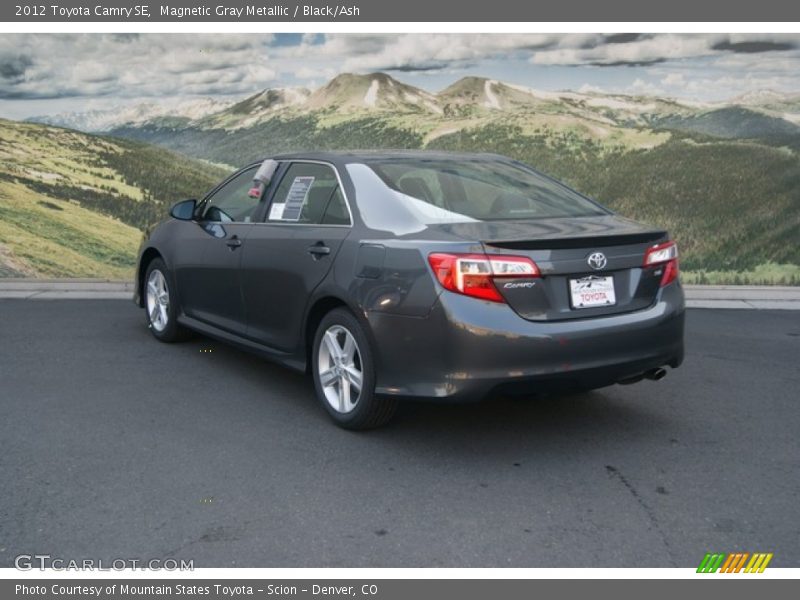 Magnetic Gray Metallic / Black/Ash 2012 Toyota Camry SE