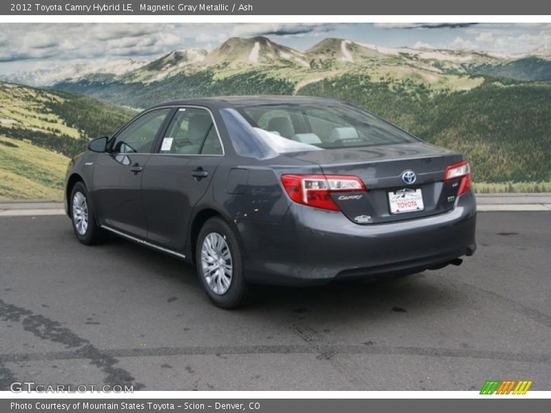 Magnetic Gray Metallic / Ash 2012 Toyota Camry Hybrid LE