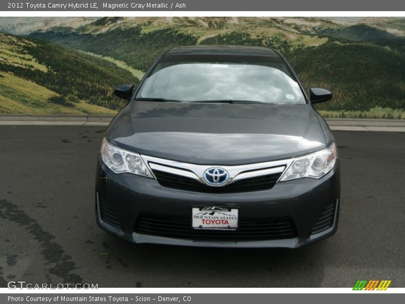 Magnetic Gray Metallic / Ash 2012 Toyota Camry Hybrid LE