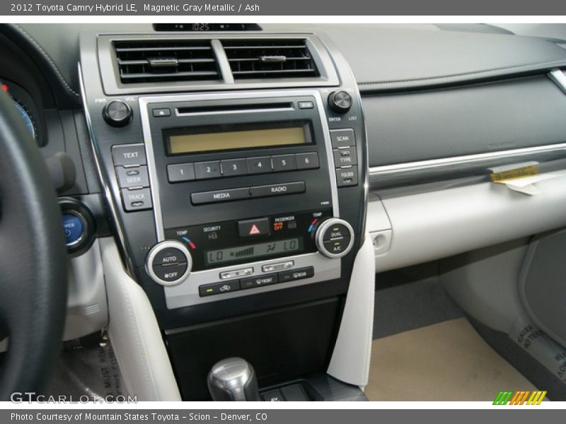 Magnetic Gray Metallic / Ash 2012 Toyota Camry Hybrid LE