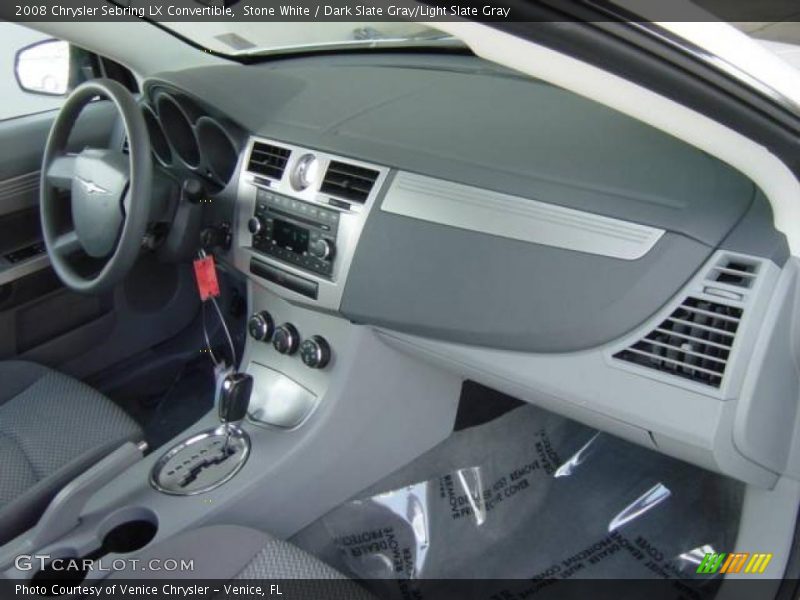 Stone White / Dark Slate Gray/Light Slate Gray 2008 Chrysler Sebring LX Convertible