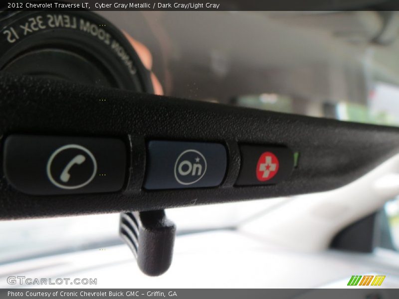 Cyber Gray Metallic / Dark Gray/Light Gray 2012 Chevrolet Traverse LT