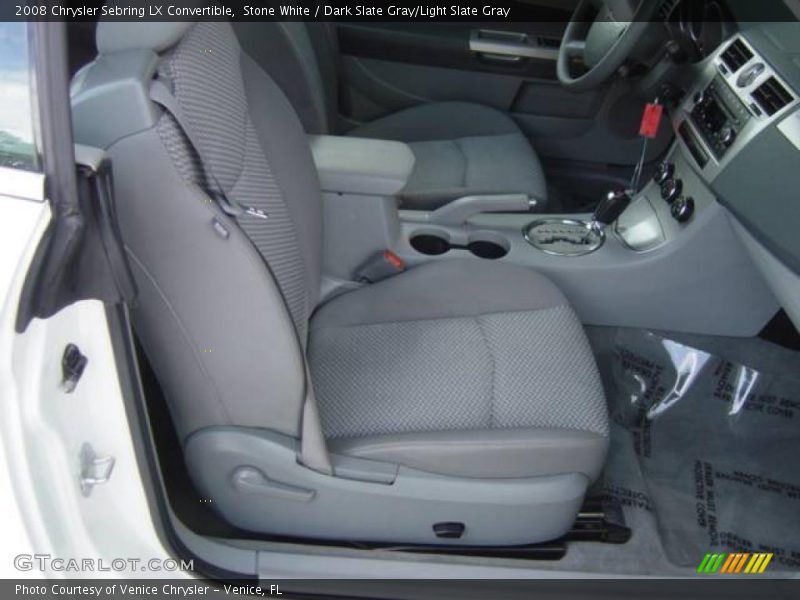 Stone White / Dark Slate Gray/Light Slate Gray 2008 Chrysler Sebring LX Convertible