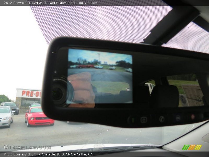 White Diamond Tricoat / Ebony 2012 Chevrolet Traverse LT