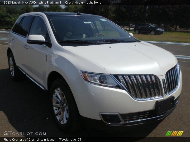 White Platinum Tri-Coat / Medium Light Stone 2013 Lincoln MKX AWD