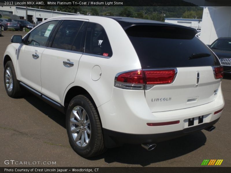 White Platinum Tri-Coat / Medium Light Stone 2013 Lincoln MKX AWD