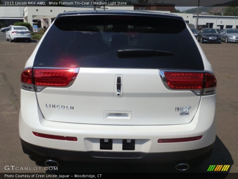 White Platinum Tri-Coat / Medium Light Stone 2013 Lincoln MKX AWD