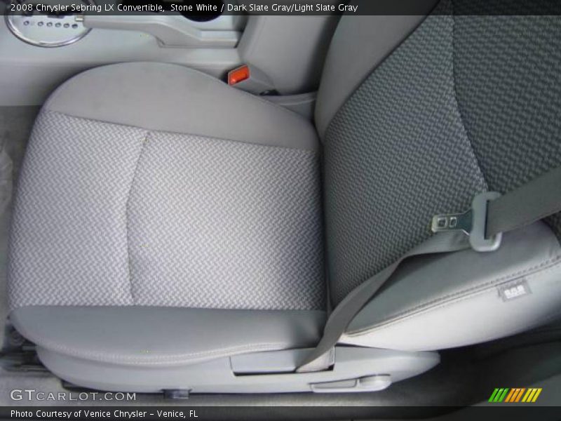 Stone White / Dark Slate Gray/Light Slate Gray 2008 Chrysler Sebring LX Convertible