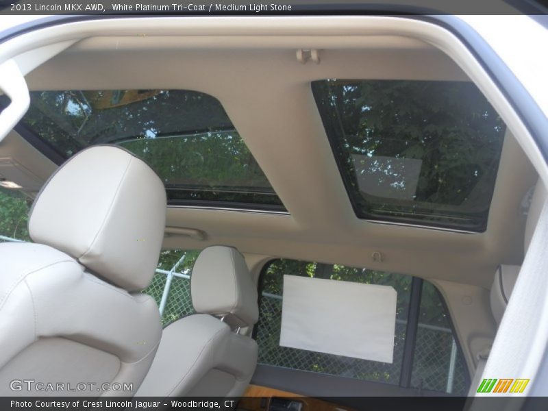 Sunroof of 2013 MKX AWD