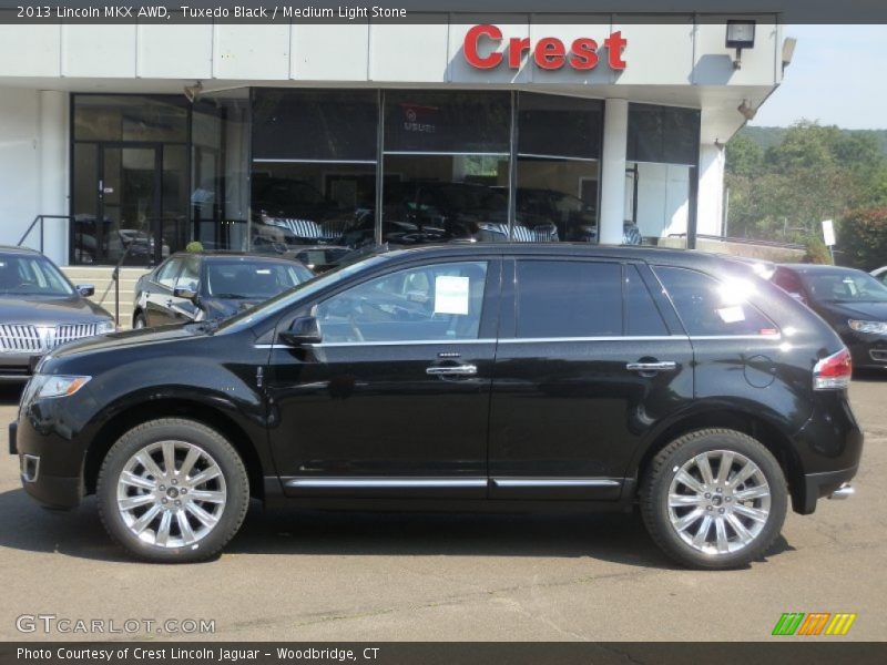 Tuxedo Black / Medium Light Stone 2013 Lincoln MKX AWD