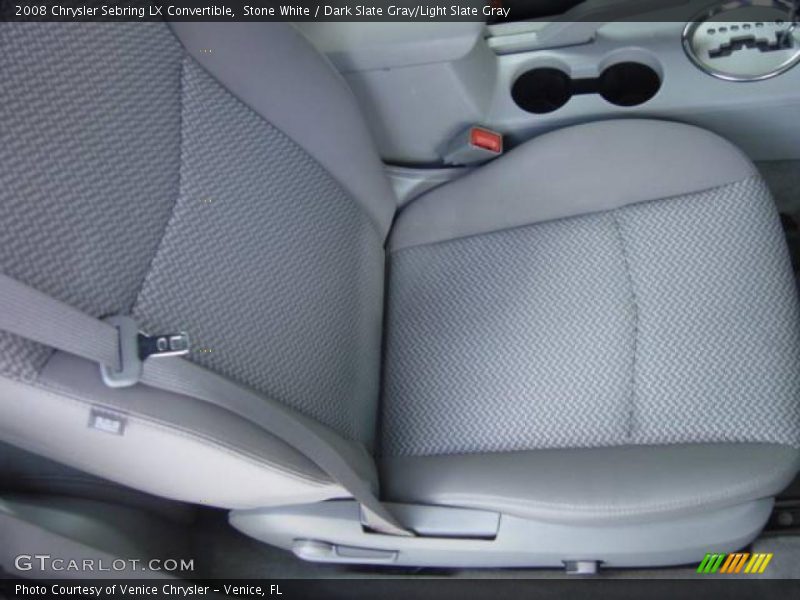 Stone White / Dark Slate Gray/Light Slate Gray 2008 Chrysler Sebring LX Convertible