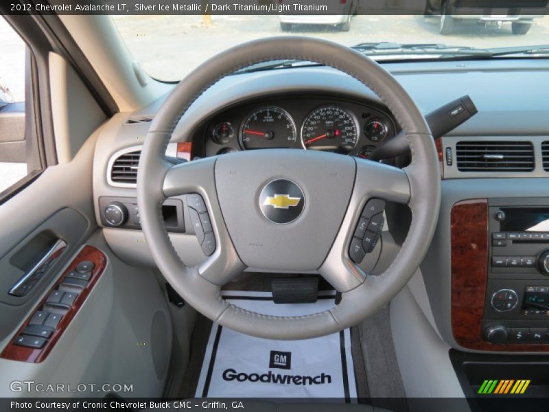 Silver Ice Metallic / Dark Titanium/Light Titanium 2012 Chevrolet Avalanche LT