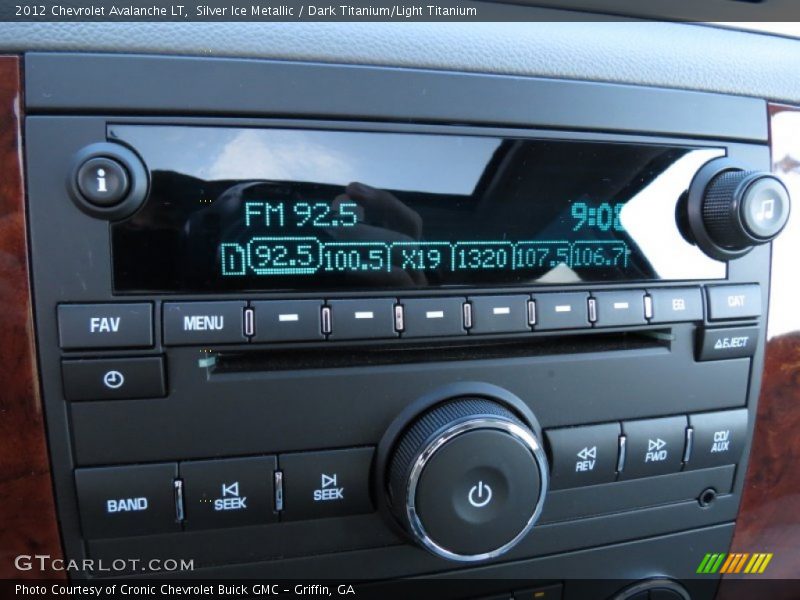 Audio System of 2012 Avalanche LT