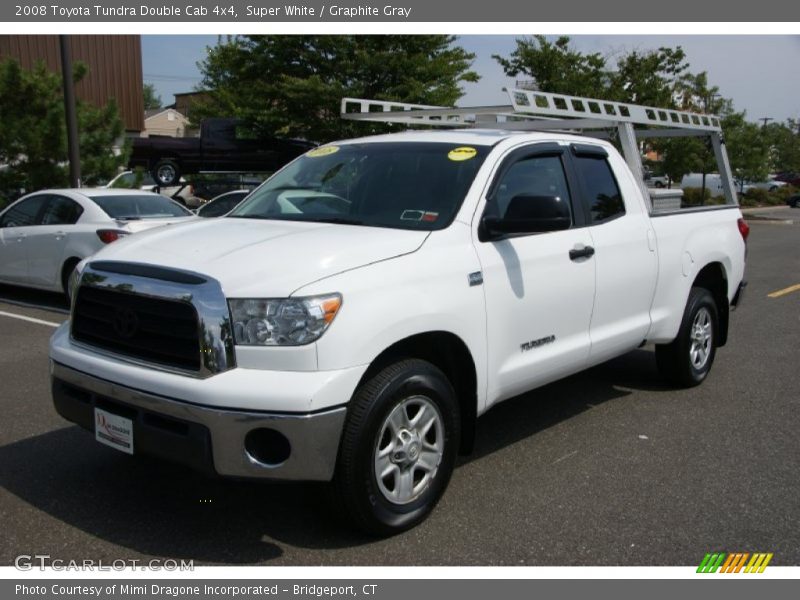 Super White / Graphite Gray 2008 Toyota Tundra Double Cab 4x4