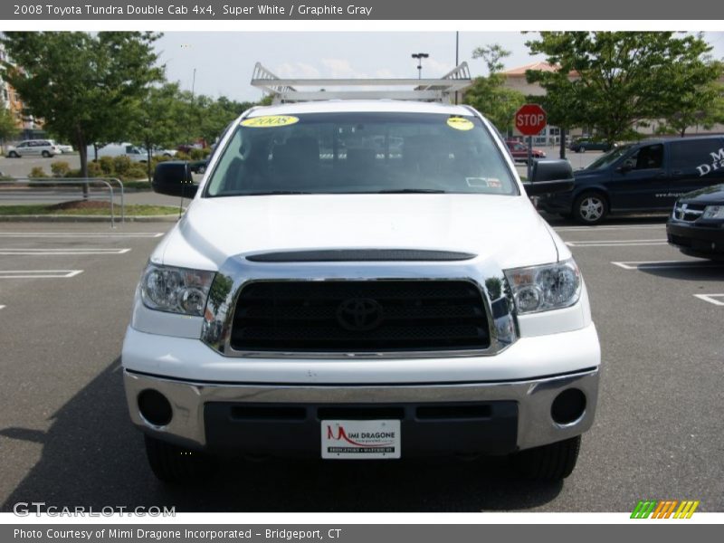 Super White / Graphite Gray 2008 Toyota Tundra Double Cab 4x4