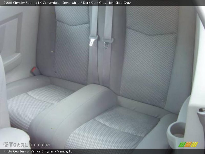 Stone White / Dark Slate Gray/Light Slate Gray 2008 Chrysler Sebring LX Convertible