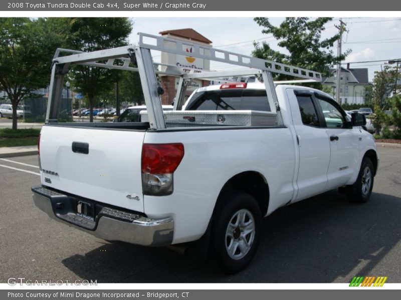 Super White / Graphite Gray 2008 Toyota Tundra Double Cab 4x4