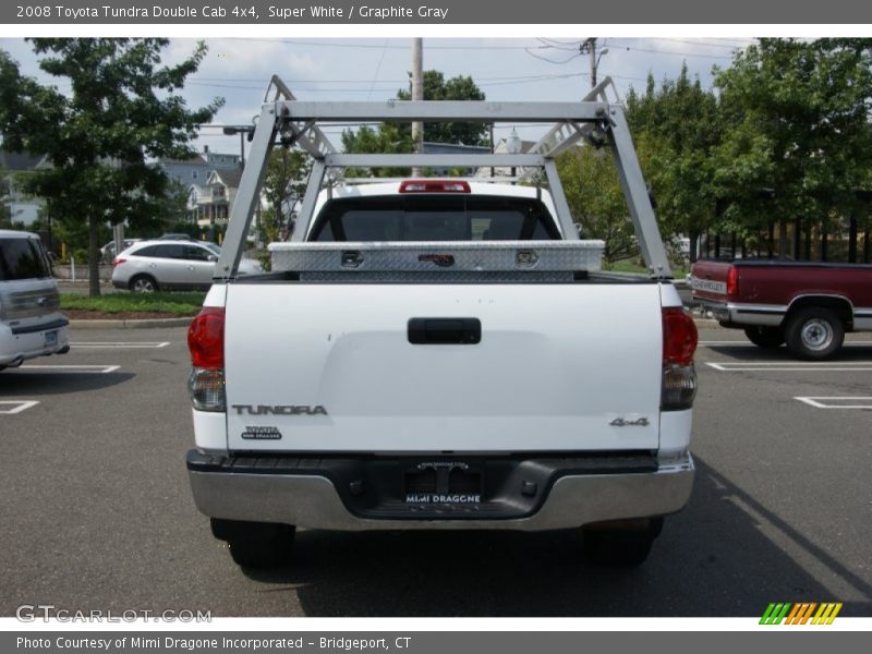 Super White / Graphite Gray 2008 Toyota Tundra Double Cab 4x4