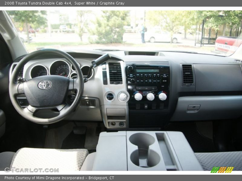 Super White / Graphite Gray 2008 Toyota Tundra Double Cab 4x4