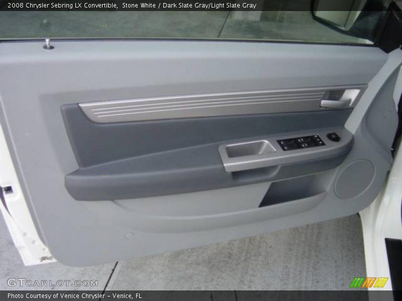 Stone White / Dark Slate Gray/Light Slate Gray 2008 Chrysler Sebring LX Convertible