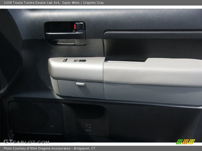 Super White / Graphite Gray 2008 Toyota Tundra Double Cab 4x4