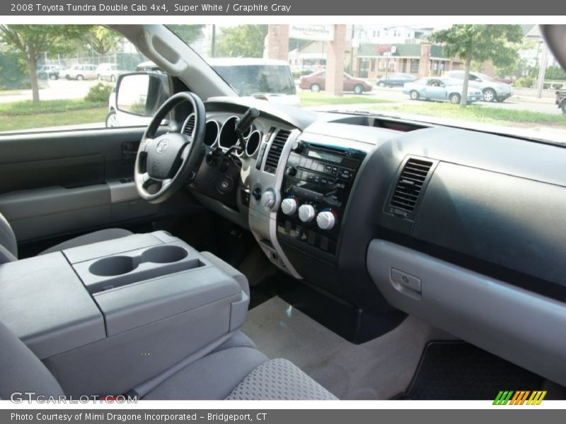 Super White / Graphite Gray 2008 Toyota Tundra Double Cab 4x4
