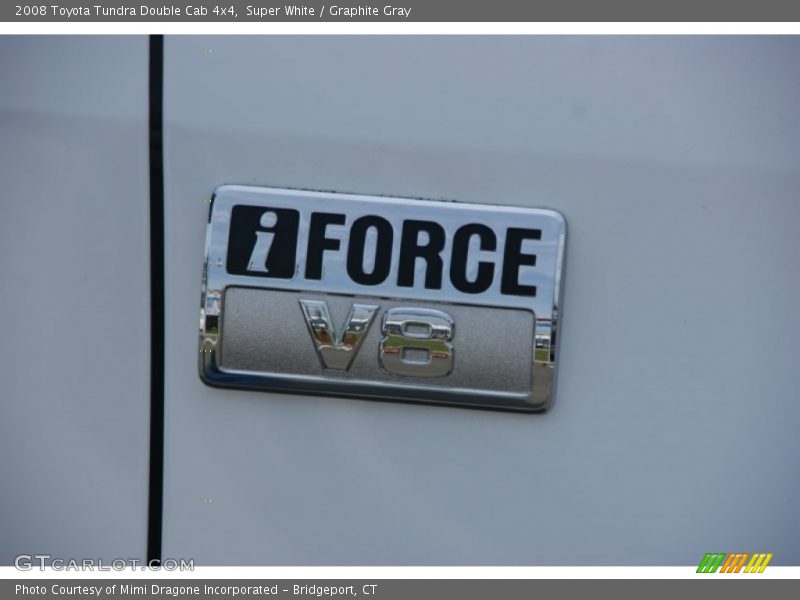 Super White / Graphite Gray 2008 Toyota Tundra Double Cab 4x4
