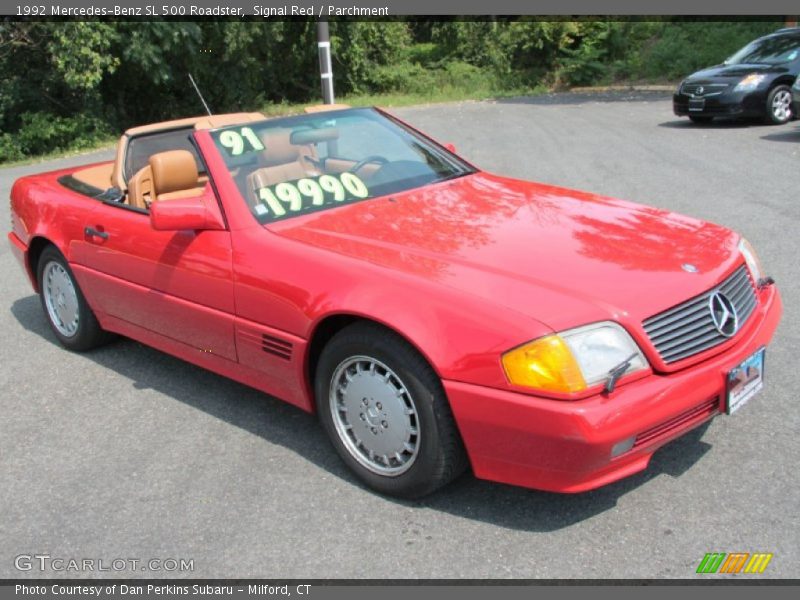 Front 3/4 View of 1992 SL 500 Roadster