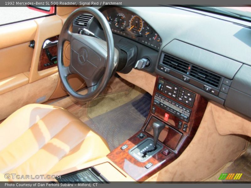  1992 SL 500 Roadster Parchment Interior