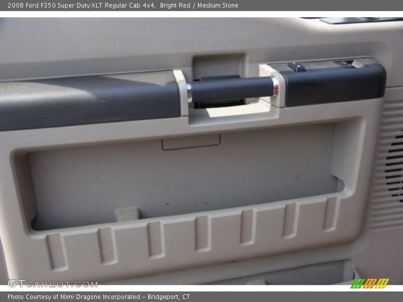 Bright Red / Medium Stone 2008 Ford F350 Super Duty XLT Regular Cab 4x4