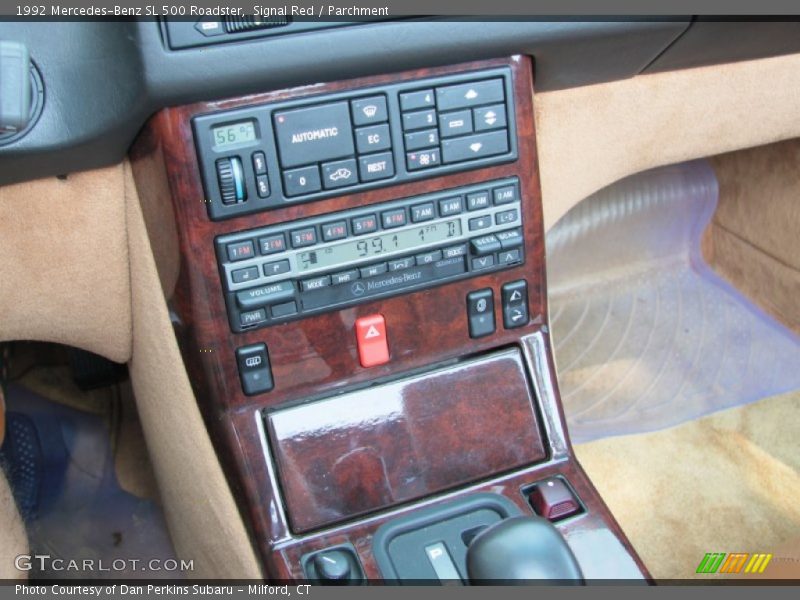 Controls of 1992 SL 500 Roadster
