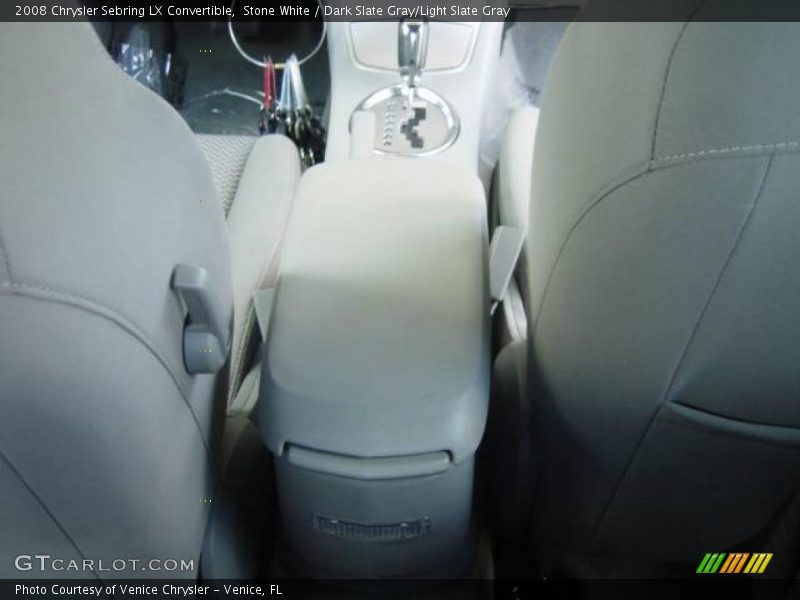 Stone White / Dark Slate Gray/Light Slate Gray 2008 Chrysler Sebring LX Convertible