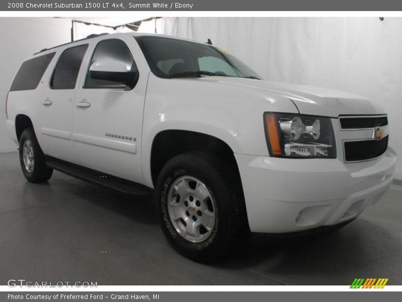 Summit White / Ebony 2008 Chevrolet Suburban 1500 LT 4x4