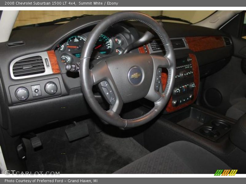 Summit White / Ebony 2008 Chevrolet Suburban 1500 LT 4x4