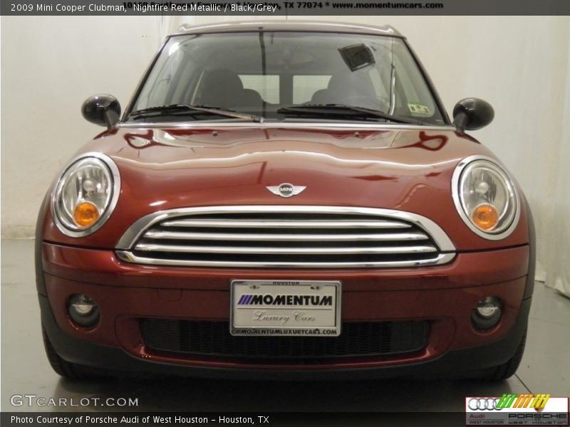 Nightfire Red Metallic / Black/Grey 2009 Mini Cooper Clubman