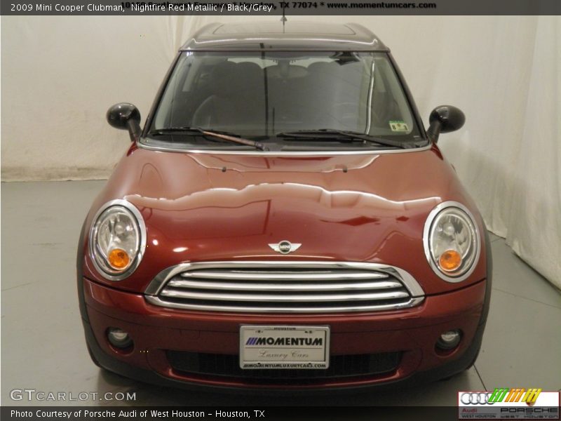 Nightfire Red Metallic / Black/Grey 2009 Mini Cooper Clubman