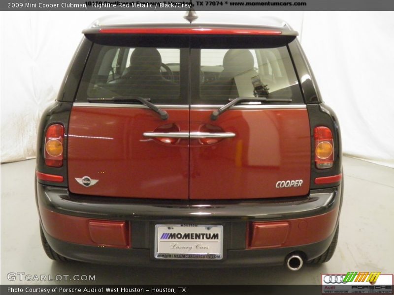 Nightfire Red Metallic / Black/Grey 2009 Mini Cooper Clubman