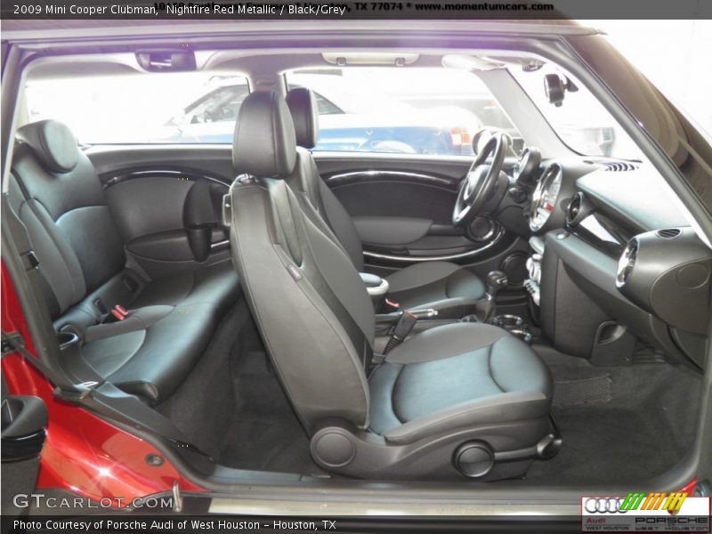Nightfire Red Metallic / Black/Grey 2009 Mini Cooper Clubman