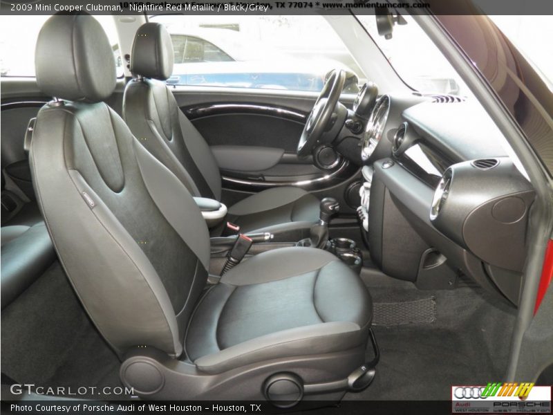Nightfire Red Metallic / Black/Grey 2009 Mini Cooper Clubman