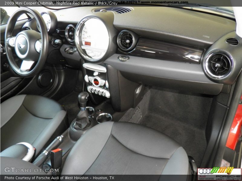 Nightfire Red Metallic / Black/Grey 2009 Mini Cooper Clubman