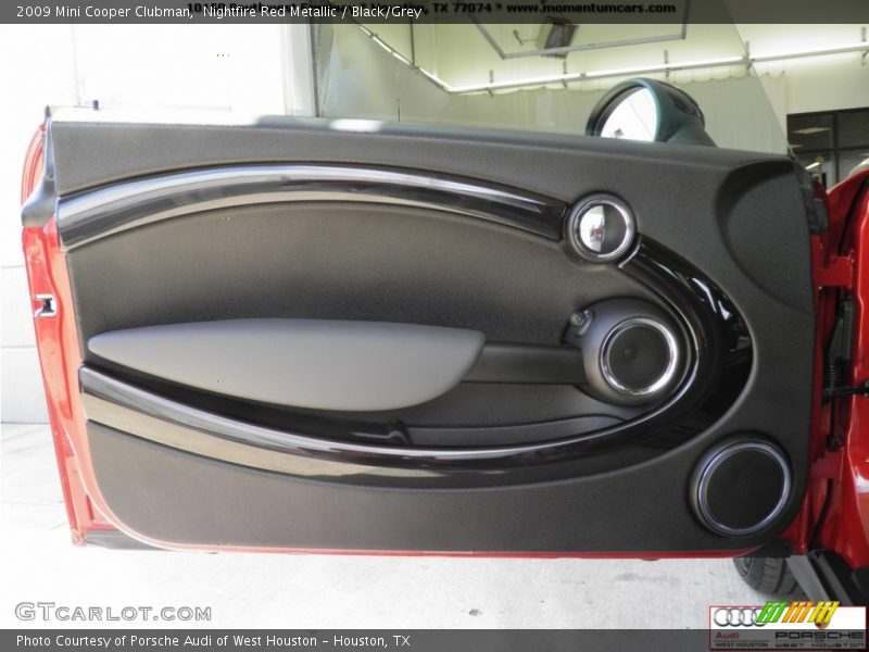 Nightfire Red Metallic / Black/Grey 2009 Mini Cooper Clubman