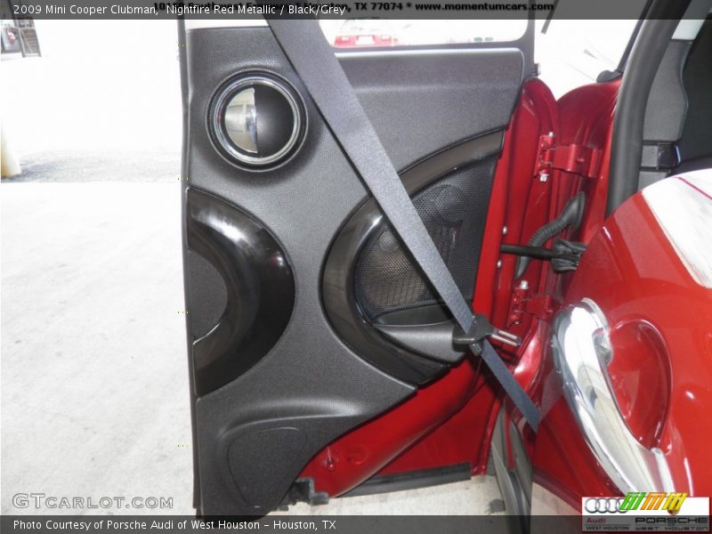 Nightfire Red Metallic / Black/Grey 2009 Mini Cooper Clubman