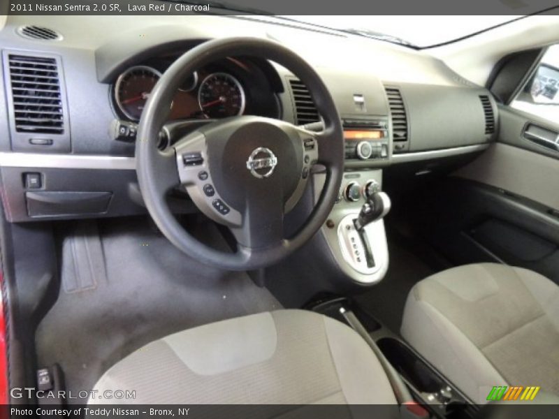 Lava Red / Charcoal 2011 Nissan Sentra 2.0 SR