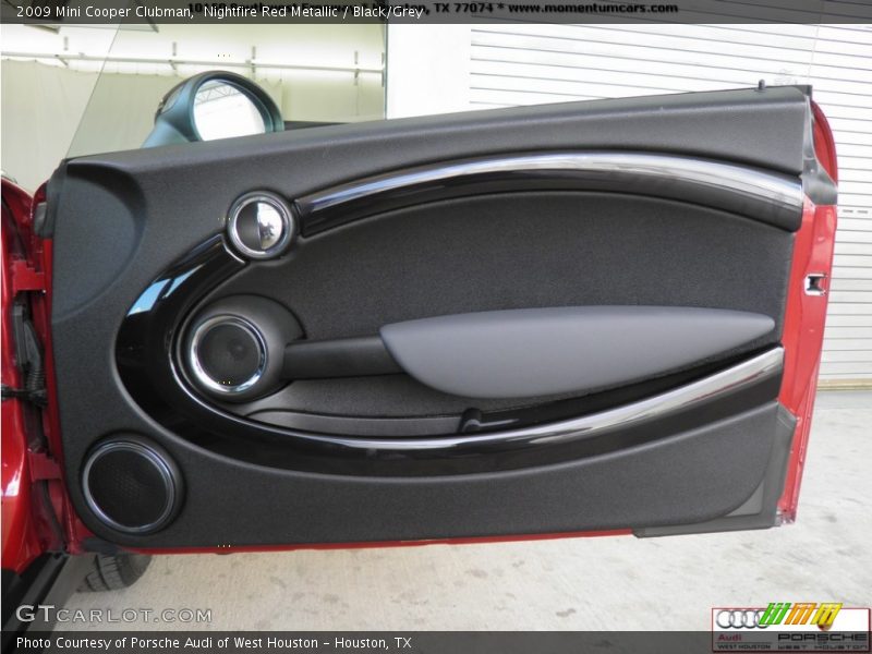 Nightfire Red Metallic / Black/Grey 2009 Mini Cooper Clubman