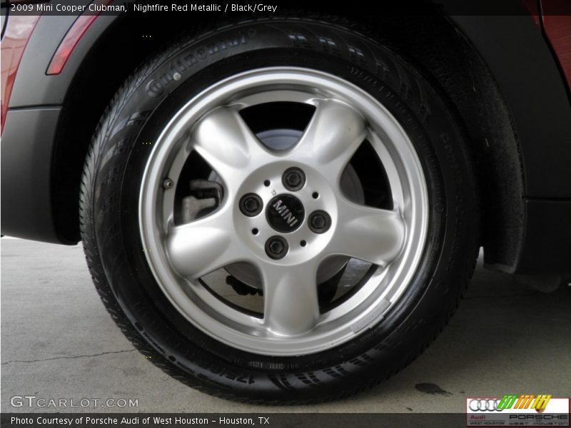 Nightfire Red Metallic / Black/Grey 2009 Mini Cooper Clubman