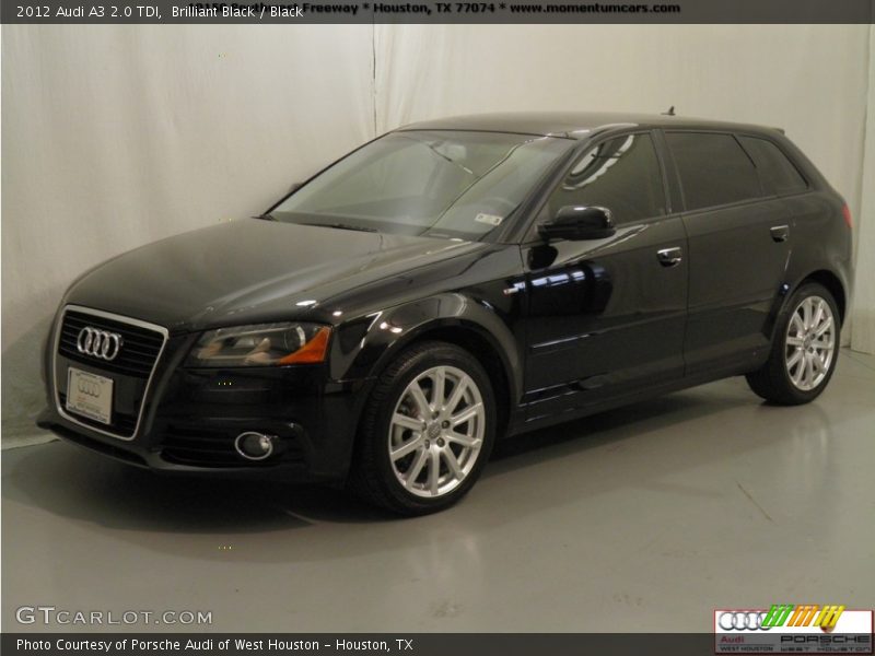 Brilliant Black / Black 2012 Audi A3 2.0 TDI