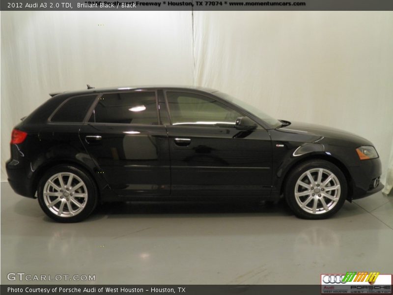 Brilliant Black / Black 2012 Audi A3 2.0 TDI