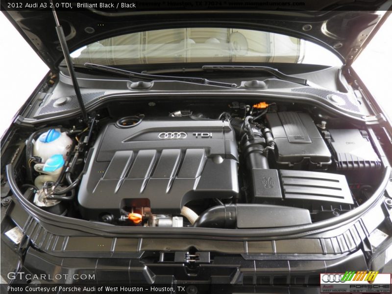Brilliant Black / Black 2012 Audi A3 2.0 TDI