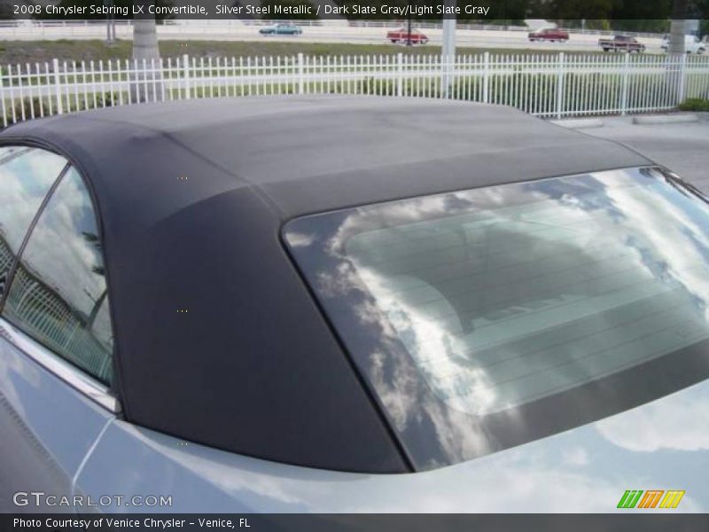 Silver Steel Metallic / Dark Slate Gray/Light Slate Gray 2008 Chrysler Sebring LX Convertible